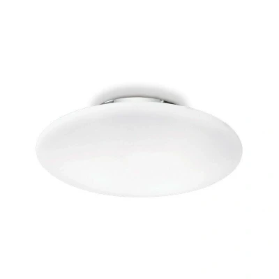 Image of Smarties Bianco 2 Light Indoor Medium Flush White, E27