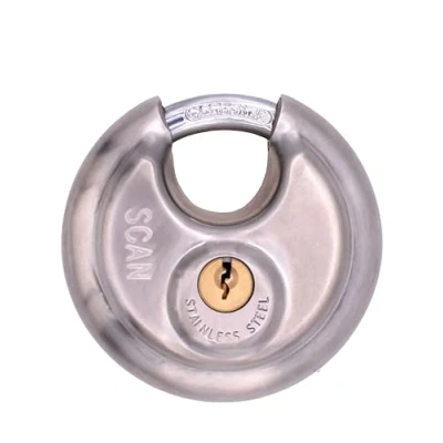 Image of SCAN SCAPLSS80DIS Stainless Steel Padlock, Silver