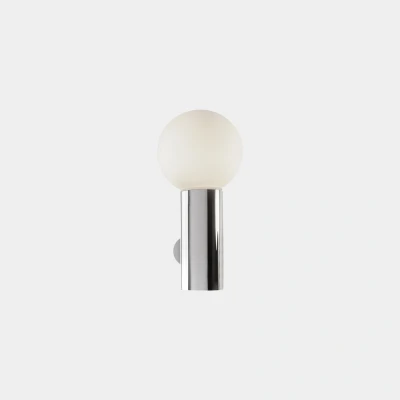 Image of Mist Single Bathroom Wall Light Chrome E14