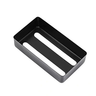 Image of Bnineteenteam Black Humbucker Pickup Covers, Guitar Cover Brass Two Slot for of Electric Guitar, (Black) Musical Instrument Accessories