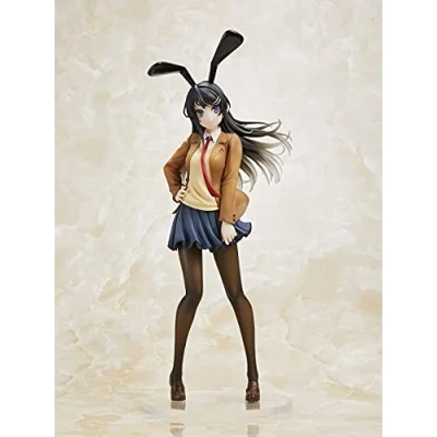 Image of Taito Aobuta Coreful Sakurajima Mai Uniform Bunny Ver. PVC Figure Figurine 20cm, Multiple Colors (T83677)