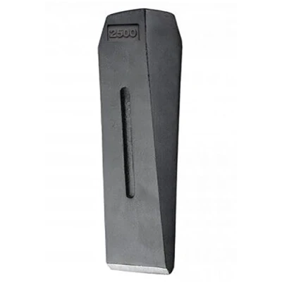 Image of SPARES2GO Log Splitting Wedge Chisel Wood Fire Timber Splitter Maul Spike (2.5KG 6lb 10&quot;)