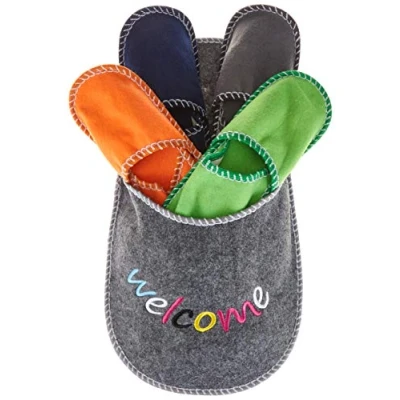Image of Out of the Blue Slippers Grey Set, One Size Fits All