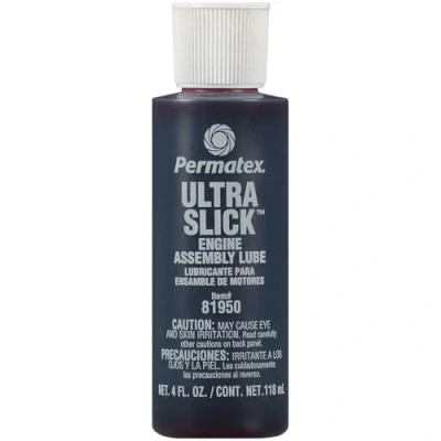 Image of Permatex 81950 Ultra Slick Red engine Assembly Lube, Essential for new or re builds, Formulation 1 x 118ml
