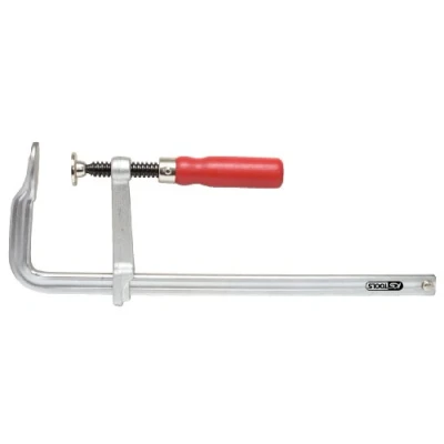 Image of KS Tools Cast Iron Screw Clamp Wooden Handle Max. Width 300 mm