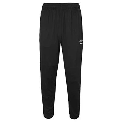 Image of Umbro Unisex&#039;s Double Diamond Interlock Pant Track, Black, Large