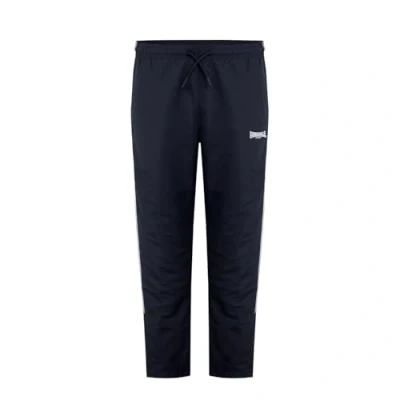 Image of Lonsdale Mens 2 Stripe Oh Woven Pants Bottoms Black L