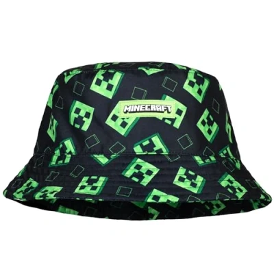 Image of Minecraft Bucket Hat for Boys Age 5 12 Summer Kids Lightweight Breathable Sun Gift Black