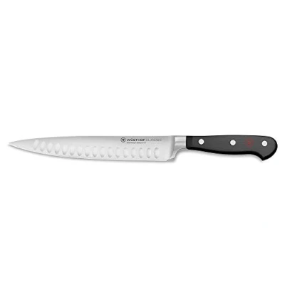 Image of Wüsthof Classic 8 Inch Hollow Edge Carving Knife, Silver