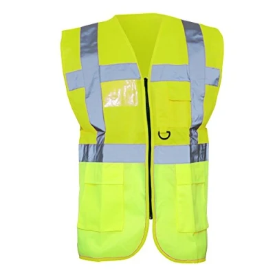 Image of Yoko Hi Vis Premium Executive/Manager Waistcoat / Jacket (2XL) (Hi Yellow)
