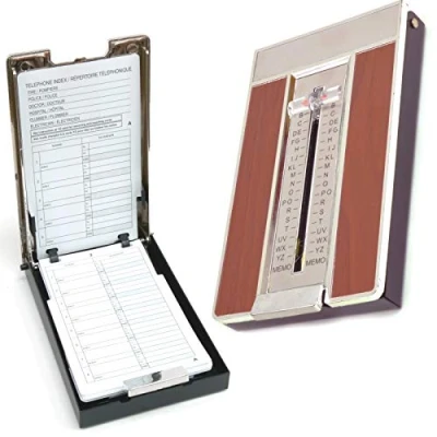 Image of Burwells Telephone Register Book For Email Mobile Address Directory Classic 1970s