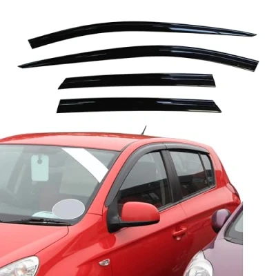 Image of AUTO CLOVER Wind Deflectors Set for Hyundai i20 2008 2014 (4 pieces)