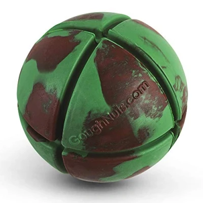 Image of Goughnuts Virtually Indestructible Ball Guaranteed Dog Chew Toys for Aggressive Chewers Like Pit Bulls, German Shepherds, and Labs from 30 70 Pounds Tough Extra Durable Natural Rubber