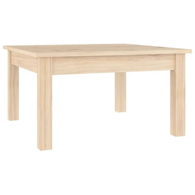 Image of vidaXL Coffee Table 55x55x30 cm Solid Wood Pine