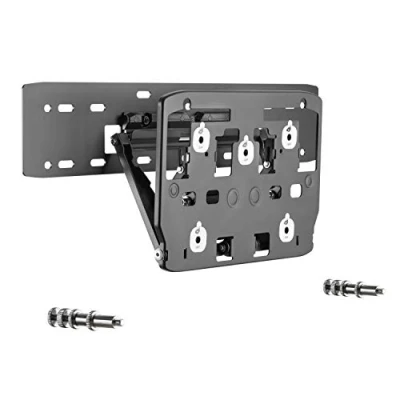 Image of RICOO No Gap Wall Mount for Samsung® Q7 Q8 &amp; Q9 Screens Ultra Flat Tilting TV Bracket 75 Inch QLED SQ75 Devices Super Slim Television Support Weight Capacity 110lbs Black