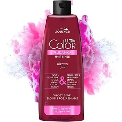 Image of Joanna Hair Rinse For Blond Lightened And Grey PINK 150ml