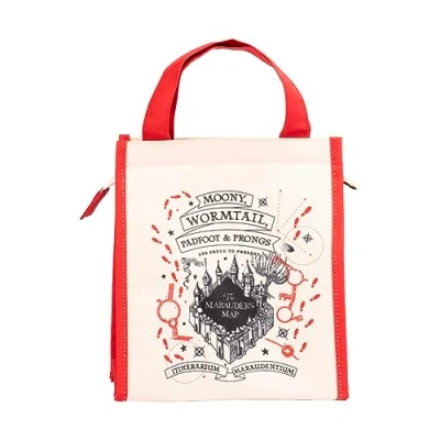 Image of Grupo Erik Harry Potter Lunch Bag 8 x 9 5 inches 20 23 13 cm Insulated Cool Box Kids with Compartments School