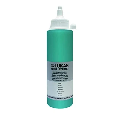 Image of Lukas Cryl Studio 250ml Premium Quality Acrylic Paint Turquoise