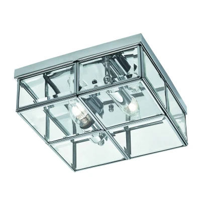 Image of Flush Ceiling 2 Light Chrome, E14