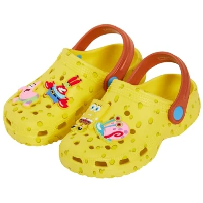 Image of SPONGEBOB SQUAREPANTS Clogs Yellow UK 2