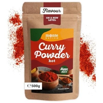 Image of Curry Powder Monte Nativo (500g) Hot perfect for Cooking Spices Sauce Finely dried and ground Cury