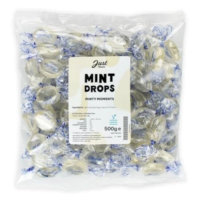 Image of Just Treats Mint Drops (500g Share Bag)