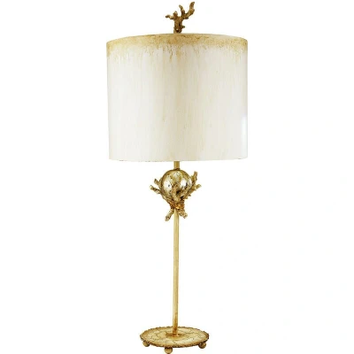 Image of Trellis 1 Light Table Lamp Silver, Putty, E27