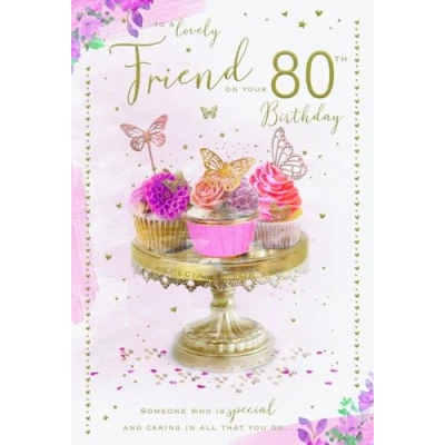 Image of Special friend on your 80th Birthday , Card