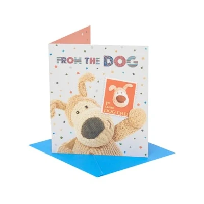 Image of Boofle From The Dog Super Pawsome! Cute Father&#039;s Day Greeting Card