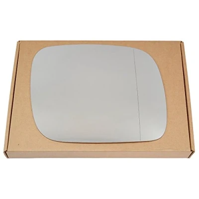 Image of Less4spares Wing Mirror Glass Right Compatible with VW Touareg 2002 2006 STICK ON Driver Off Side Blind Spot