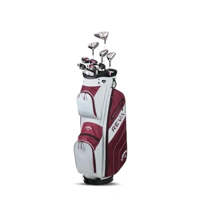 Image of Callaway Golf 2024 Reva Package Set (Eggplant, Right, 11 Piece, Cart Bag)