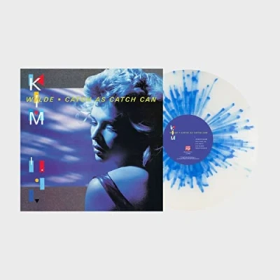 Image of Kim Wilde Catch As Can Clear/Blue Splatter vinyl Sealed 2022 UK LP PCRPOPLP214X