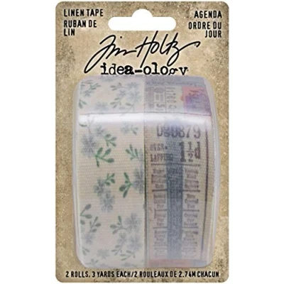 Image of Tim Holtz TH94140 Idea Ology Linen Tape Agenda,Blue