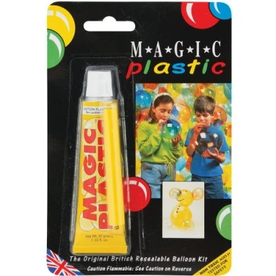 Image of Magic Plastic IST 4512 Yellow Resealable Balloon Kit Tube 30 g