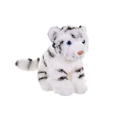 Image of Wild Republic Europe 10851 White Tiger Baby Plush Soft, Cuddlekins Cuddly Toys, Gifts for Kids 20cm