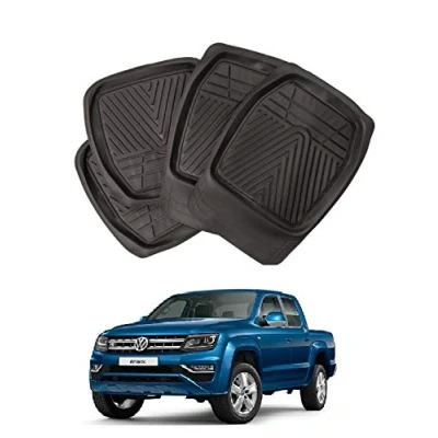 Image of Xtremeauto Amarok Deep Tray Rubber Floor Foot Mats Heavy Duty Mud Set of 4