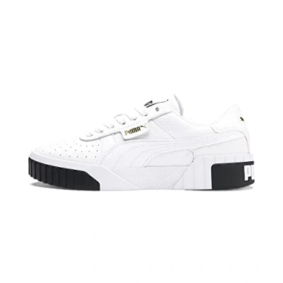 Image of Puma Women Cali Wn&#039;s Sneakers, White Black, 7.5 UK