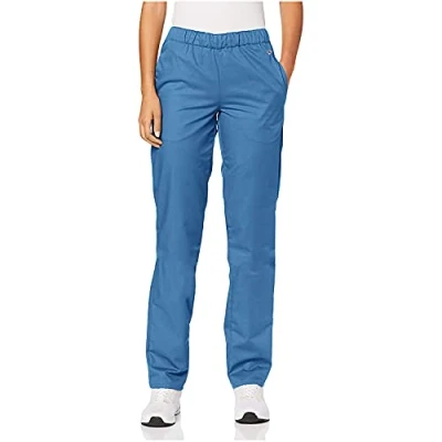 Image of BP 1645 400 0116/Ln, Unisex trousers, with elasticated waist 215,00 g/m², fabric blend, Color azure blue, Size Ln