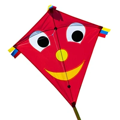 Image of CIM Single line kites Happy Eddy RED for children from 3 years onwards 26x27.5 inch incl. kite and tails