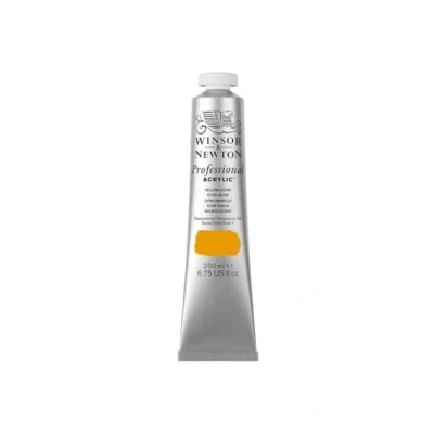 Image of Winsor &amp; Newton 2337744 Professional acrylic paint in 200ml tube, high opacity, artist quality, yellow ocher