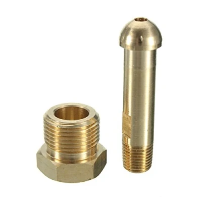 Image of FEVERWORK CGA 580 Nut with 3 Inch Nipple for Regulator Inlet Bottle Fittings