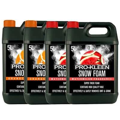 Image of Pro Kleen 2 x 5 Litres Watermelon Snow Foam with Wax and Orange