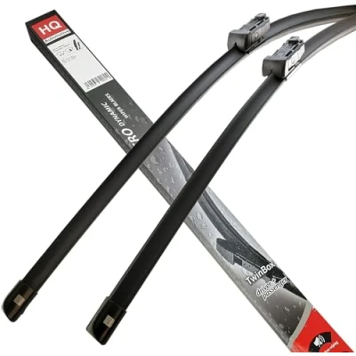 Image of HQ AUTOMOTIVE Front Windscreen Wiper Blades Fits: Vauxhall Astra (J) 2009 2014, Cascada 2013 onwards