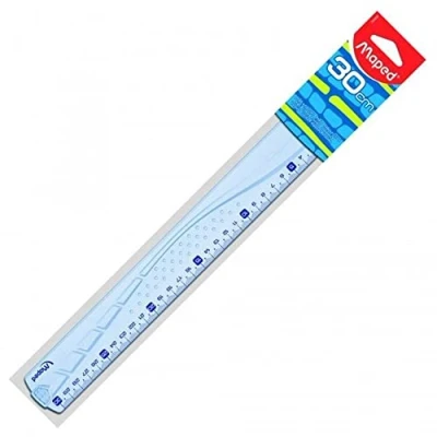 Image of Maped Flat Ruler Geometric 300 mm Plastic Pack of 1