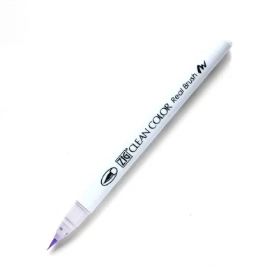 Image of Kuretake Zig Clean Color Real Brush Watercolour Pen Pale Violet 806