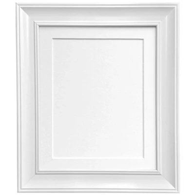 Image of FRAMES BY POST Scandi Vintage White Picture Photo Frame with Mount A2 For Image size A3