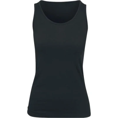Image of Build Your Brand Women&#039;s Ladies Merch Top T Shirt, Black, L UK