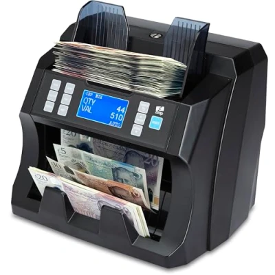Image of ZZap Banknote Counter &amp; Counterfeit Detector Money Cash Currency Machine (NC45)