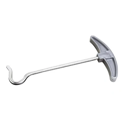 Image of Merriway BH03941 (2 Pcs) Tent Peg Ground Hook Pullers Extractor Remover, 130mm Pack of 2 Pieces