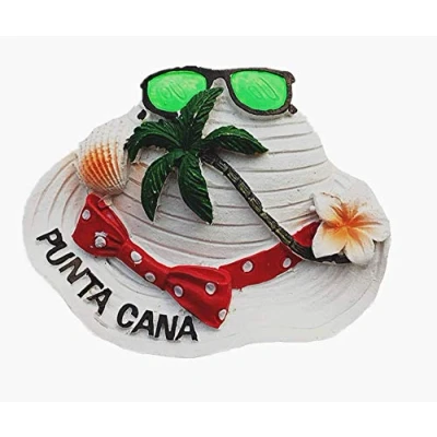 Image of 3D Dominican Punta Cana Souvenir Fridge Magnet, Home &amp; Kitchen Decoration magnetic sticker, refrigerator magnet